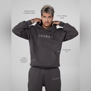 Comfrt Tranquil Hoodie in Charcoal